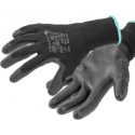 JAGST: захисні рукавички з чорним поліуретановим покриттям, HOEGERT mini 