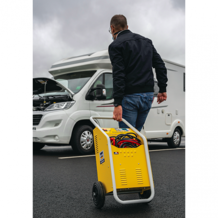 Автоматичний пуско-зарядний пристрій STARTIUM 980E (12-24V) на коліщатках, GYS, Франція 4