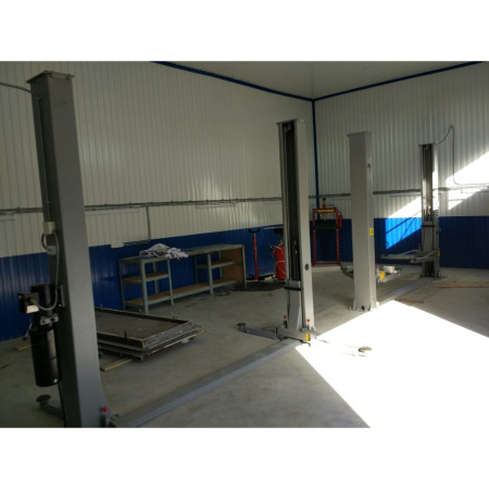 Двостоїчний електрогідравлічний підйомник з нижньою синхр. SE-4000, 4,0т (380В/220В), SKYRACK, Китай-Англія 3