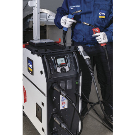 Однофазный синергетический сварочный аппарат MIG/MAG на 200А - E3 GYS AUTO, GYS, Франция 3