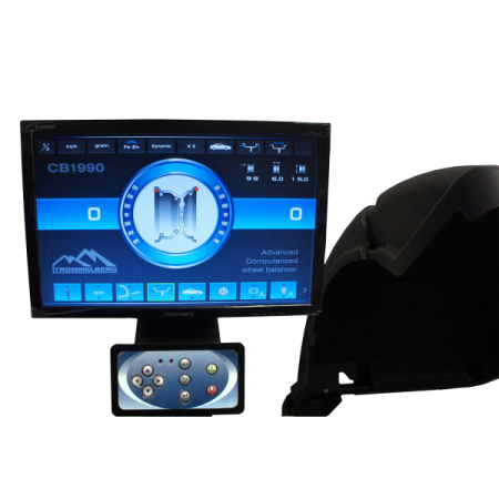 Верстат балансувальний з автовводом даних і ЖК-монітором CB1990B (1Ф.х230В) Trommelberg (Німеччина — Китай) 2