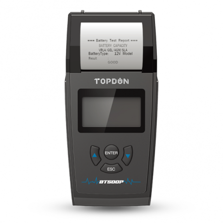 Тестер автомобільних акумуляторів BT500P, TOPDON, Китай 1