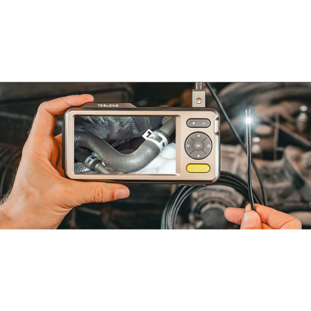 Відеоендоскоп з напівжорстким зондом діаметром 3,9 мм та подвійною камерою, Teslong, Китай Відеоендоскоп з напівжорстким зондом діаметром 3,9 мм та подвійною камерою, Teslong, Китай 1