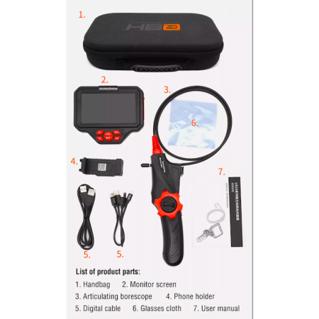 Видеоэндоскоп US18-6 с 2х - сторонним артикуляционным 6,00мм зондом, QBH, Китай Видеоэндоскоп US18-6 с 2х - сторонним артикуляционным 6,00мм зондом, QBH, Китай 3