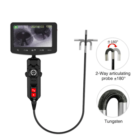 Видеоэндоскоп  US13-4.9 с 2х - сторонним артикуляционным 4,9 мм зондом, QBH, Китай Видеоэндоскоп  US13-4.9 с 2х - сторонним артикуляционным 4,9 мм зондом, QBH, Китай 2