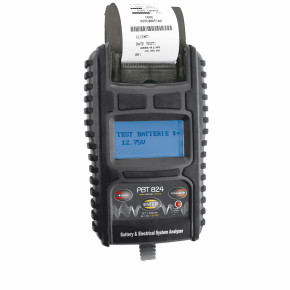 Профессиональный тестер проверки аккумуляторов со встроенным принтером, PBT 824, GYS, Франция Профессиональный тестер проверки аккумуляторов со встроенным принтером, PBT 824, GYS, Франция