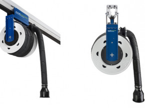 Рельсовая вытяжная система с перемещаемой катушкой FUTURE EXTRACTION (Испания)