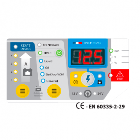 Компактное автоматическое пуско-зарядное устройство STARTIUM 330E (12-24V), GYS, Франция Компактное автоматическое пуско-зарядное устройство STARTIUM 330E (12-24V), GYS, Франция 1