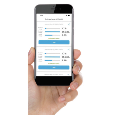 Электронный тестер аккумуляторов с BLUETOOTH BTW 6В/12В, GYS, Франция 1