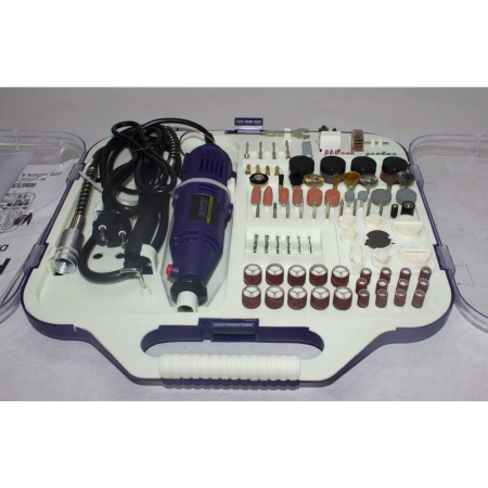 Гравер ROYCE RDG 135/163T с комплектом фрезеровочных насадок и гибким валом. Китай Гравер ROYCE RDG 135/163T с комплектом фрезеровочных насадок и гибким валом. Китай 1