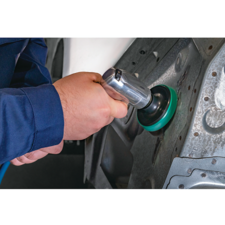 Пневматическая мини-шлифовальная машина в комплекте с абразивными кругами Ø 50 и 75 мм, GYS, Франция Пневматическая мини-шлифовальная машина в комплекте с абразивными кругами Ø 50 и 75 мм, GYS, Франция 2