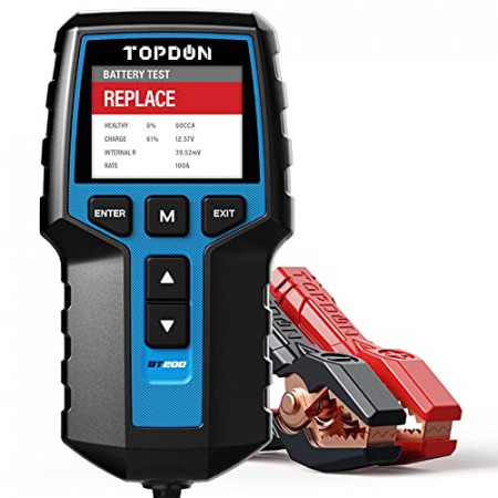 Тестер для автомобильных аккумуляторов BT 200, TOPDON, Китай Тестер для автомобильных аккумуляторов BT 200, TOPDON, Китай 1