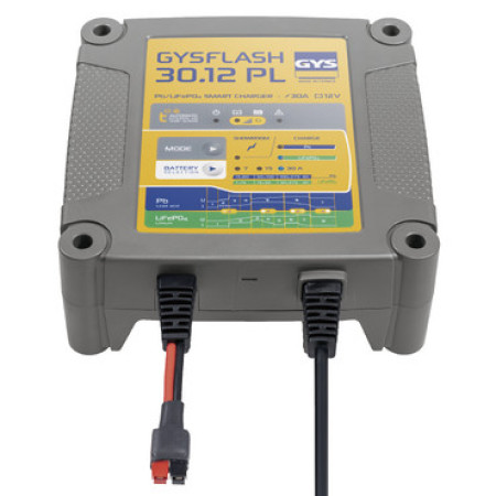 Зарядний пристрій для свинцевих та літієвих 12 Вольтових акумуляторів GYSFLASH 30.12 PL, GYS, Франція 