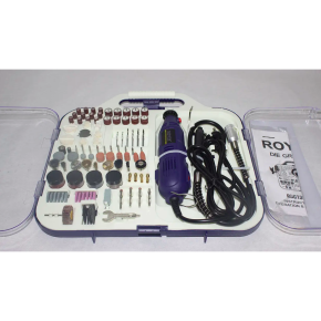 Гравер ROYCE RDG 135/163T с комплектом фрезеровочных насадок и гибким валом. Китай